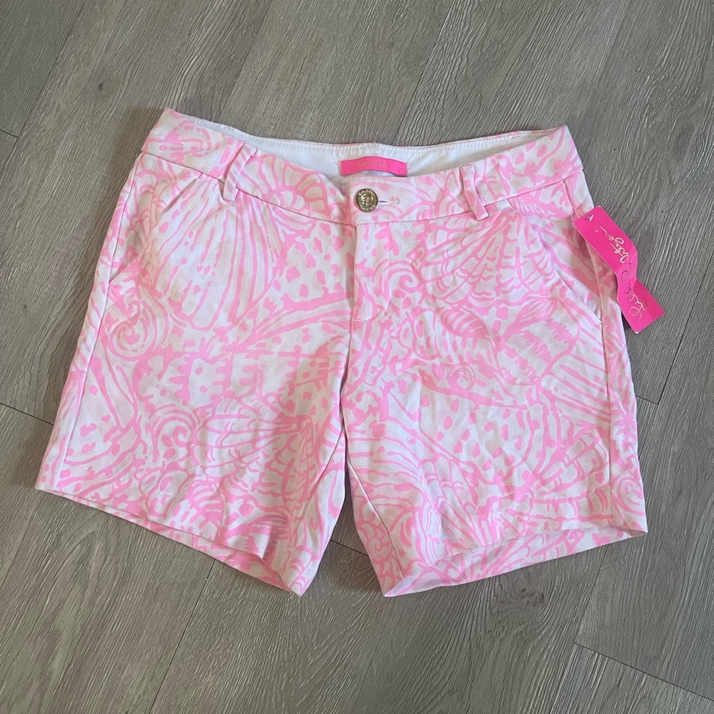 Lilly Pulitzer Pink Bermuda Shorts Vibrant Summer Style